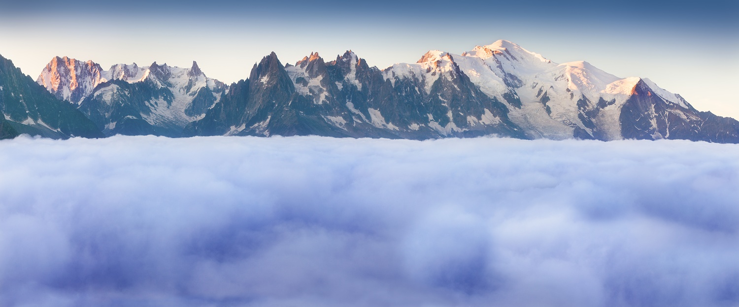 Mont Blanc nad oblaky, Francie