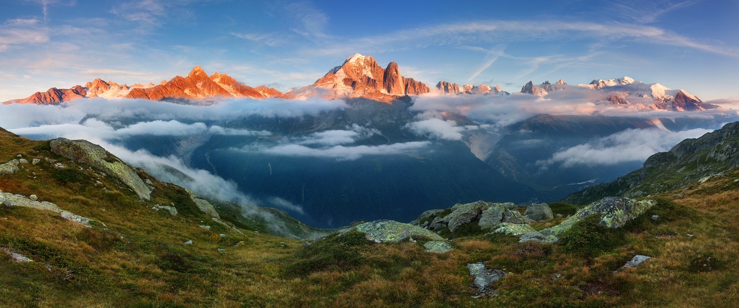 Nad Chamonix, Francie