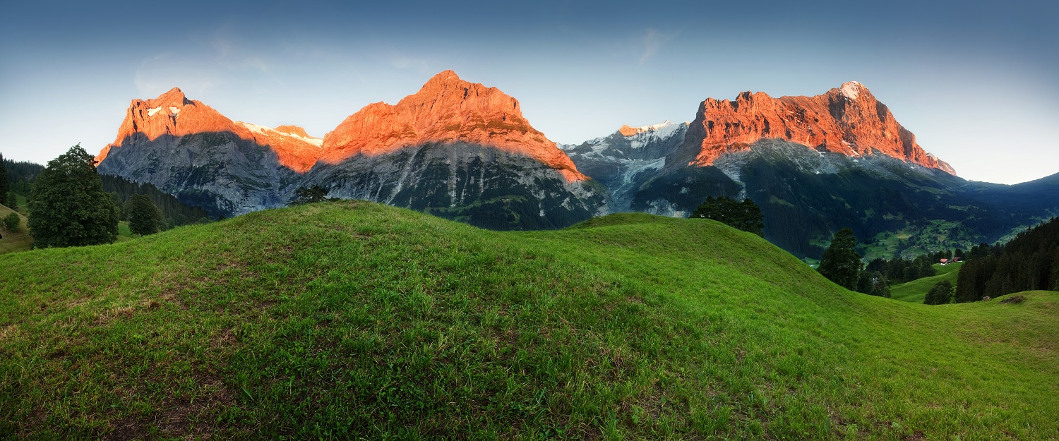 Nad Grindelwaldem, Švýcarsko